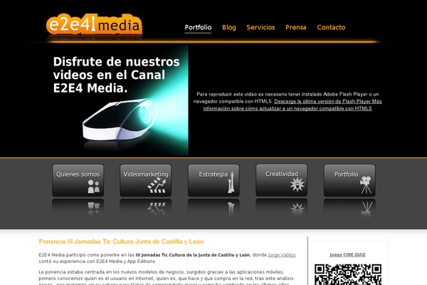 e2e4media.es site used Seil