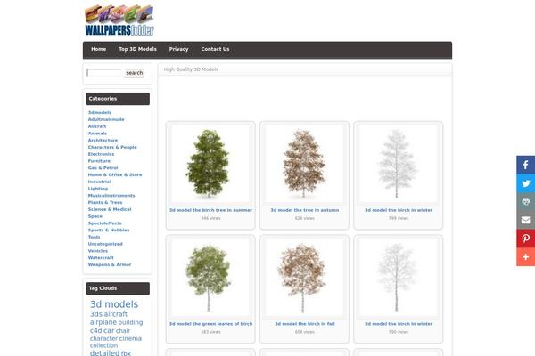 e3dmodels.com site used 3dmodels