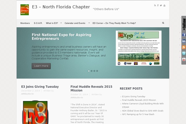 WordPress website example screenshot