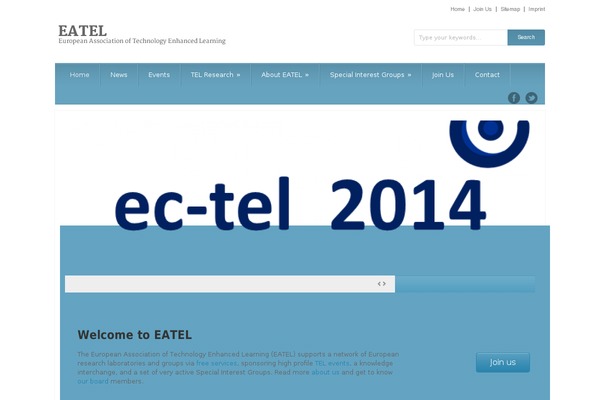 ea-tel.eu site used Grand College