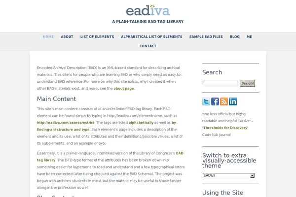 eadiva.com site used Eadivaresponsive