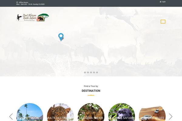 Site using Travel-booking plugin