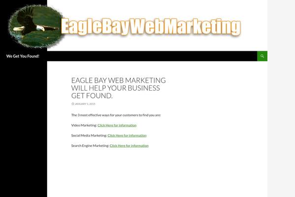 Twenty Fourteen theme site design template sample