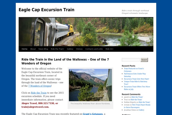WordPress website example screenshot