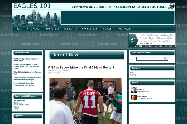 WordPress website example screenshot