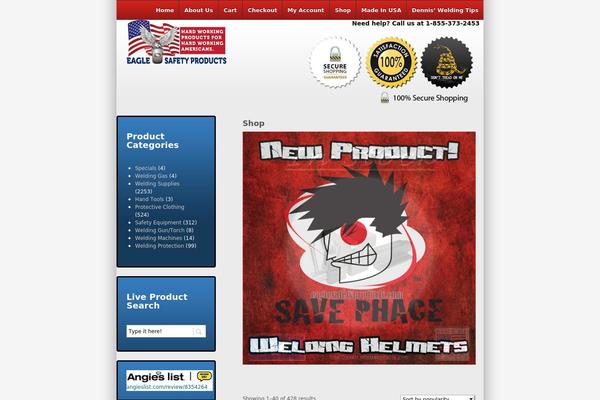 WordPress website example screenshot