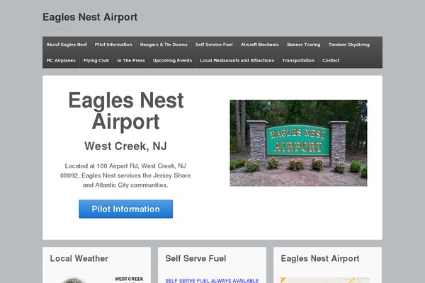 eaglesnestairport.com site used Zzd-theme