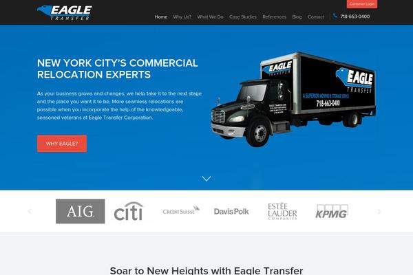 Eagle theme site design template sample