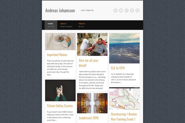 Pinboard theme site design template sample