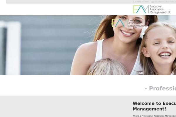 The7 Child theme site design template sample