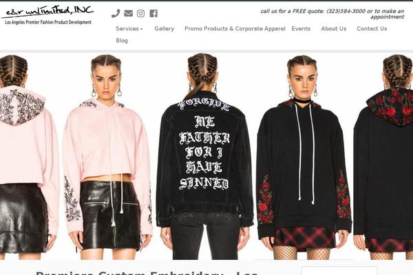 WordPress website example screenshot