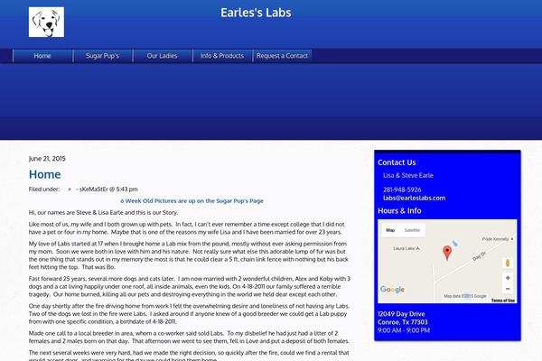earletribe.com site used Edu Blue