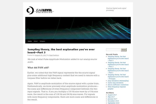WordPress website example screenshot