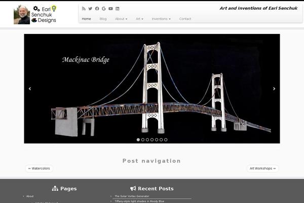 Customizr theme site design template sample