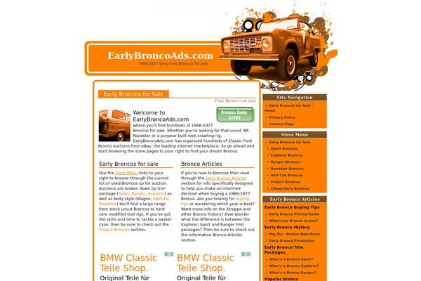 WordPress website example screenshot