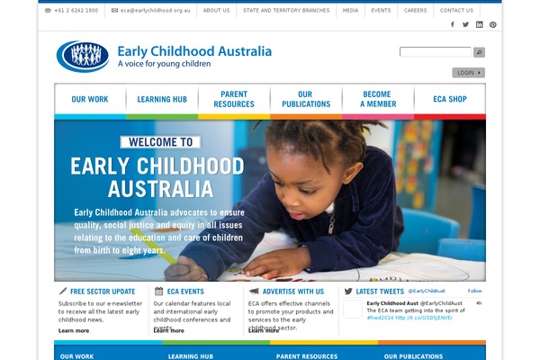 earlychildhoodaustralia.org.au site used Eca