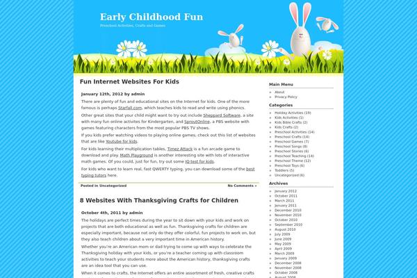 earlychildhoodfun.com site used Esterox
