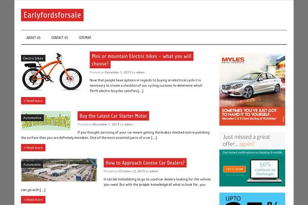 Anderson Lite theme site design template sample