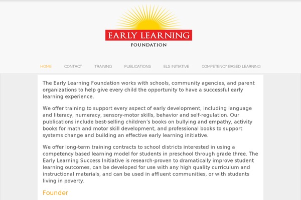 earlylearningfoundation.com site used Granda
