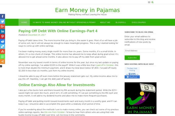 WordPress website example screenshot