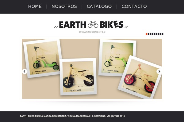 earthbikes.cl site used Theme1778