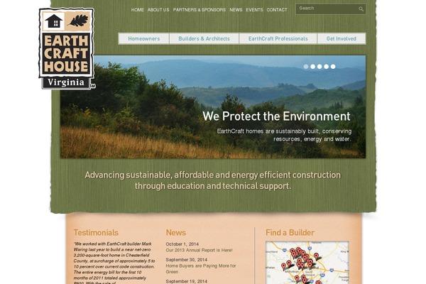 earthcraft WordPress theme, websites list used earthcraft theme earthcraft theme websites examples