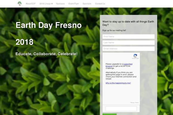 earthdayfresno.org site used Some Like it Neat