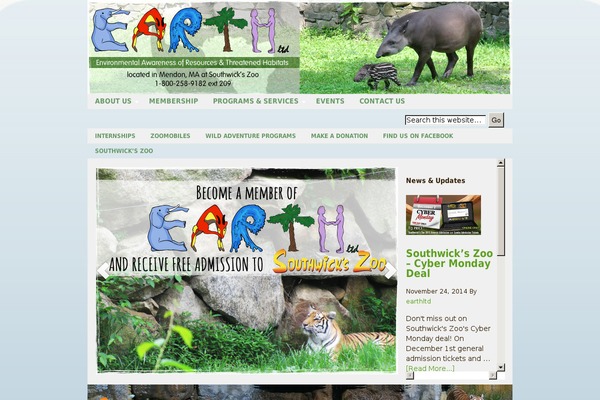 WordPress website example screenshot