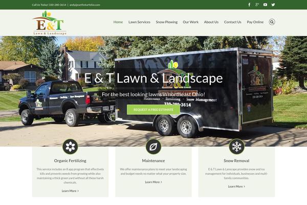 Avada theme site design template sample