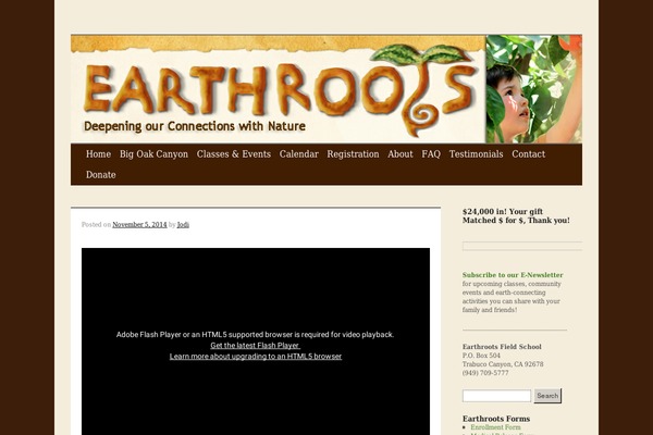 Twenty Ten theme site design template sample