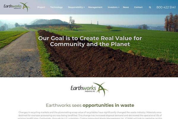 earthworksinc.com site used Sunergy