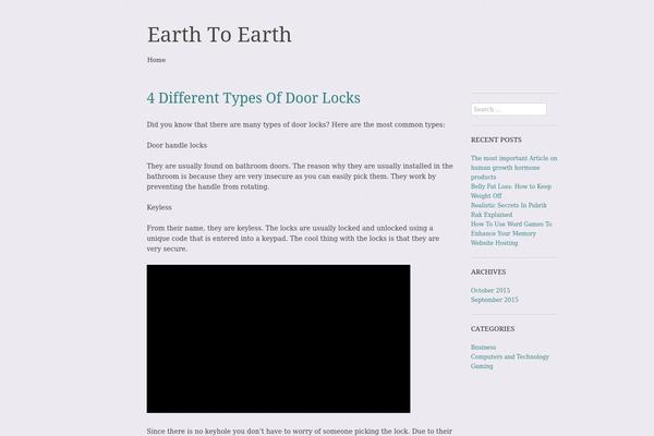 eartoearth.org site used Calm