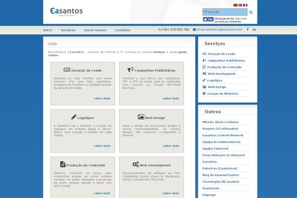 easantos.net site used Cvelegance