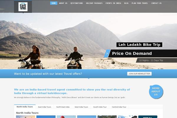 easeyourtravel.com site used Kallyas