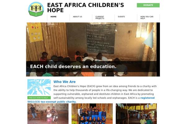 eastafricachildrenshope.org site used Each