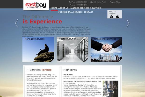 WordPress website example screenshot