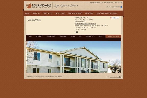 eastbayvillageaptsmi.com site used Fourmidable