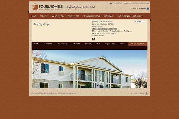 eastbayvillageaptsmi.com site used Fourmidable