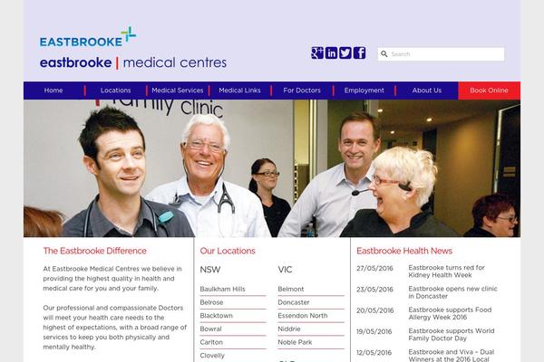 eastbrookemedical.com.au site used Eastbrooke