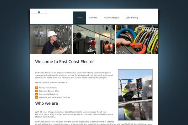 eastcoastelectric.us site used Theme1213
