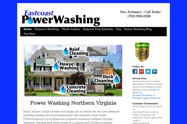eastcoastpw.com site used Twentytenchild