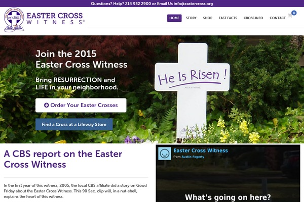 eastercross.org site used Immensely