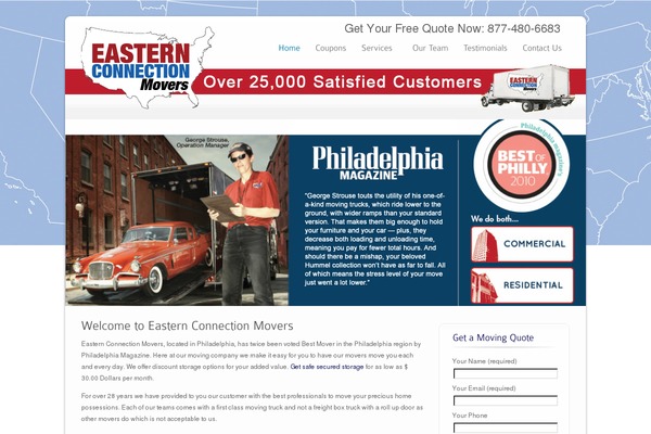 easternconnectionmovers.com site used Ecobiz