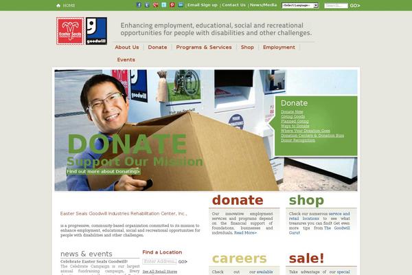 eastersealsgoodwill.org site used Pytheas-child