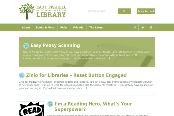 eastfishkilllibrary.org site used Magazine-basic2