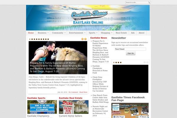 BlogNews theme site design template sample