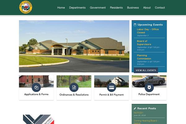 WordPress website example screenshot