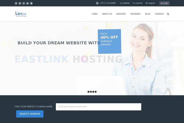 Arkahost theme site design template sample