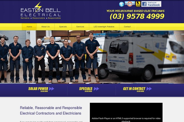 eastonbell.com.au site used Eastonbell