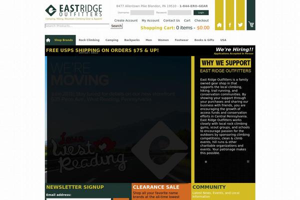 eastridgeoutfitters.com site used Ero